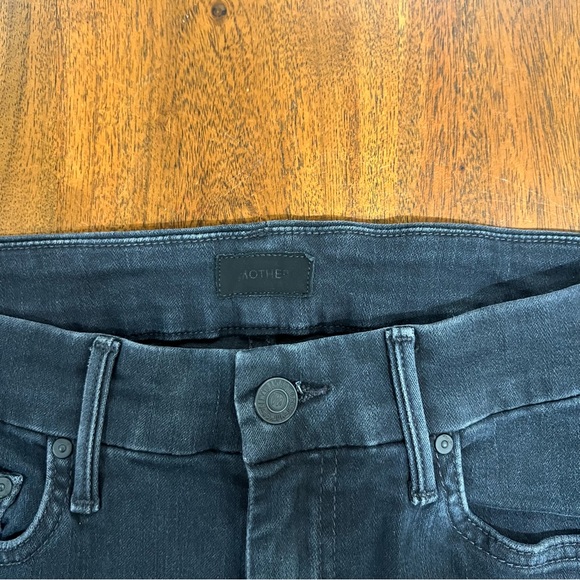 Mother High Waisted Looker Blackbird Star Pocket Jeans Size 26 - Picture 5 of 10